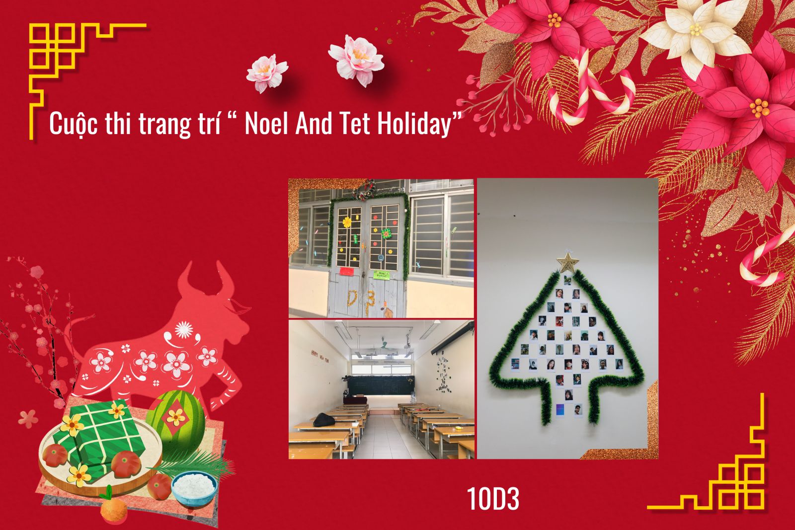 Phần thi trang trí lớp 10D3 - Giải Nhất Khối 10