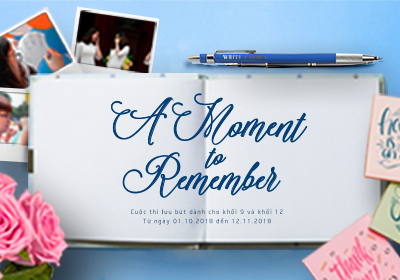 Phát động cuộc thi lưu bút khối 9 & khối 12 “A Moment To Remember” - Tri ân thầy cô