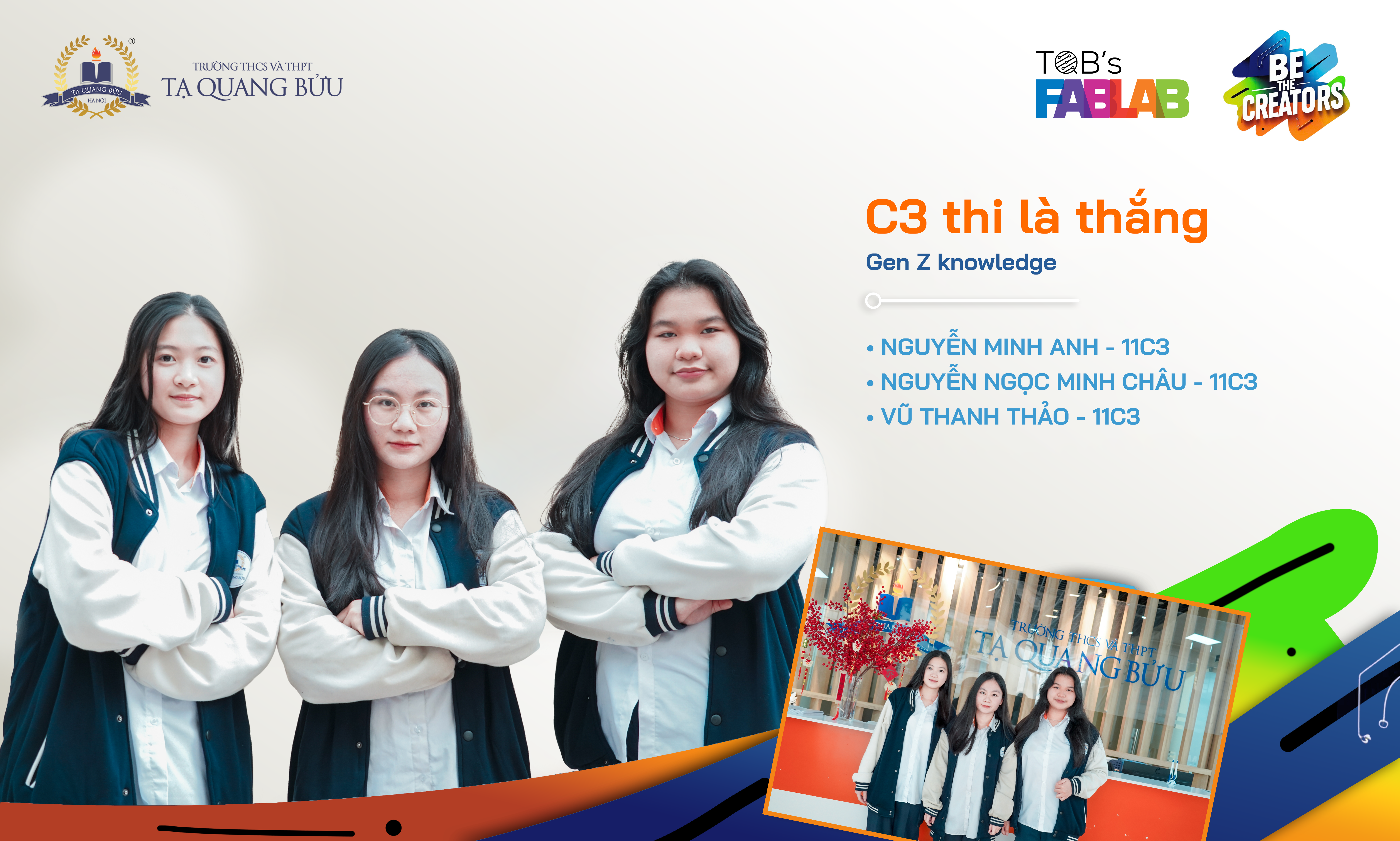 Đội C3 thi là thắng - Bảng THPT.